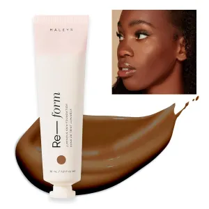 HALEYS Luminous Skin Foundation - VEGAN   CRUELTY-FREE - Lightweight Foundation with Medium-to-Full Coverage for Natural Glow - Oil-Free Beauty, Sensitive & Acne-Prone Skin - Fragrance-Free (7.25)