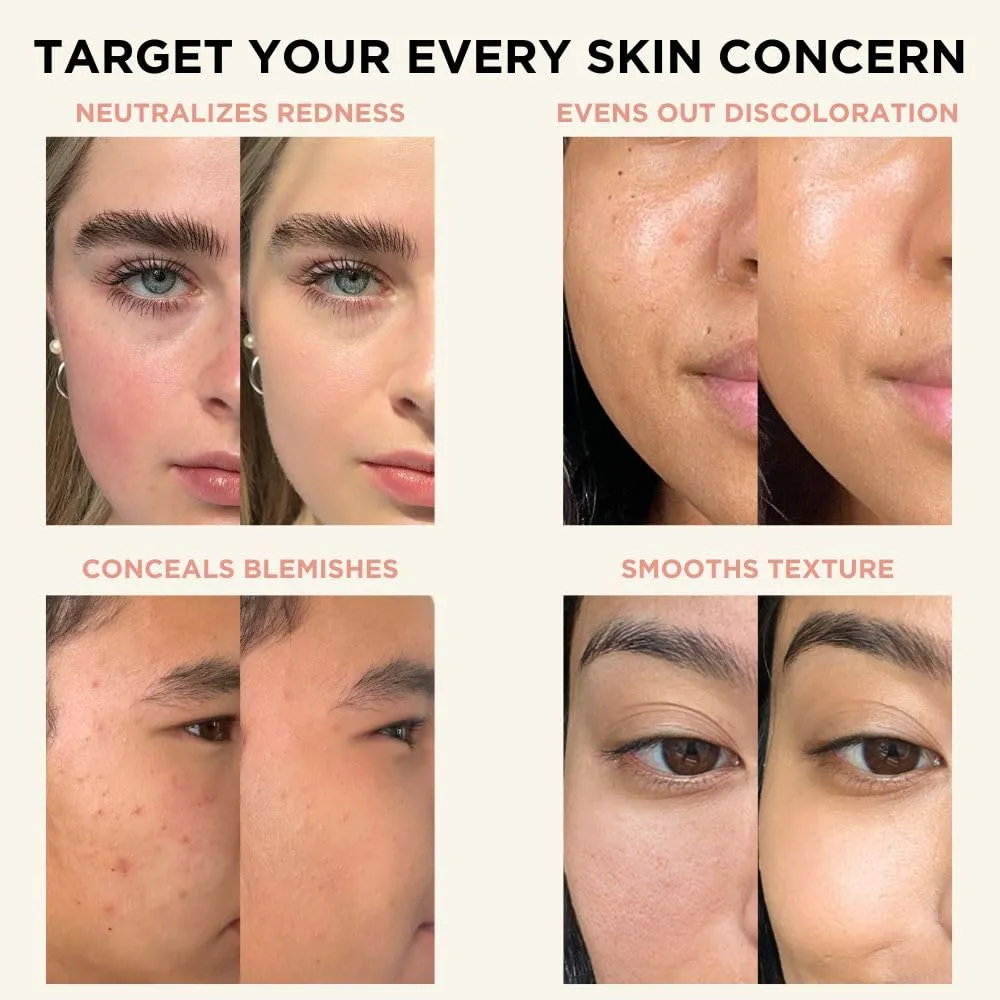 HALEYS Re-form Luminous Skin Foundation, VEGAN   CRUELTY-FREE, Blurs, Conceals, Blendable, Buildable Med-to-Full Coverage, Weightless, Oil-free, All-Day Wear, Hyaluronic Acid, All skin types (5.0)