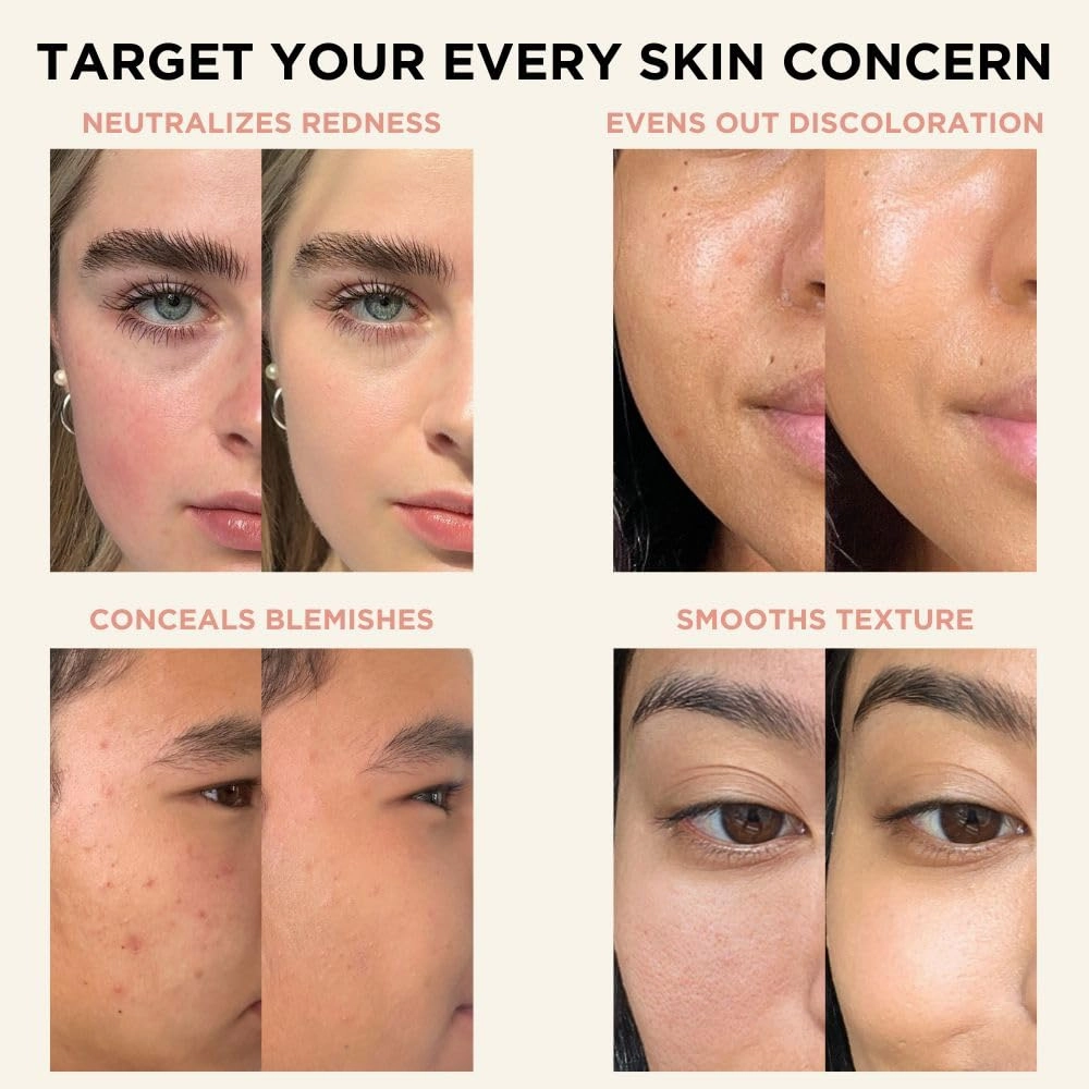 HALEYS Re-form Luminous Skin Foundation, VEGAN   CRUELTY-FREE, Blurs, Conceals, Blendable, Buildable Med-to-Full Coverage, Weightless, Oil-free, All-Day Wear, Hyaluronic Acid, All skin types (4.3)