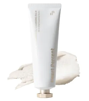 Heart Percent Commas on Life Essential Cleansing Balm, Sherbet-Oil-Milk Transforming Makeup Remover Vegan Daily Face Wash Cleanser for All Skin Types, 80ml (2.7oz)