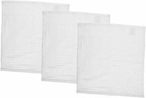 Hemoton Square Face Towels 3pcs Cotton Washcloths Soft Absorbent for Face Cleaning Makeup Removal