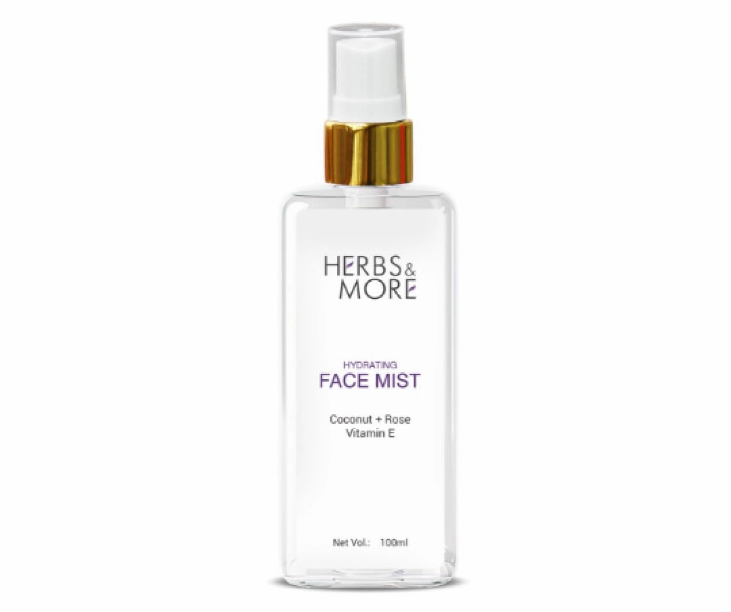Herbs & More Hydrating Face Mist - 100 ML | Refreshing & Moisturizing Spray | Instant Skin Hydration | Natural Ingredients