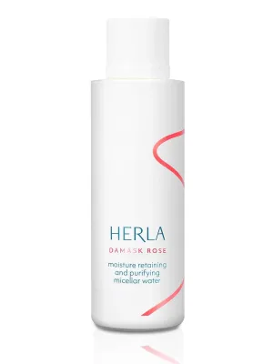 Herla Beauty - Damask Rose Line | Moisture Retaining and Purifying Micellar Water - Removes Makeup and Eliminates Impurities