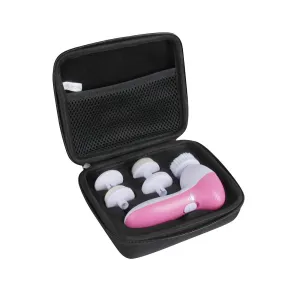 Hermitshell Hard Travel Case for COSLUS/VISOFO/U/A/CLSEVXY/PIXNOR/Gackoko/Xesscare Waterproof Facial Cleansing Brush and Massager (Black)