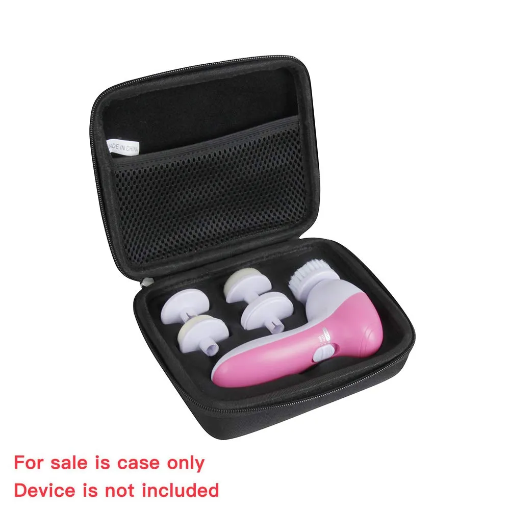 Hermitshell Hard Travel Case for COSLUS/VISOFO/U/A/CLSEVXY/PIXNOR/Gackoko/Xesscare Waterproof Facial Cleansing Brush and Massager (Black)