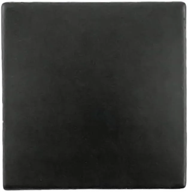 Hickory Hardware Studio Collection Knob 1-1/4 Inch Square Matte Black Finish (10 Pack)