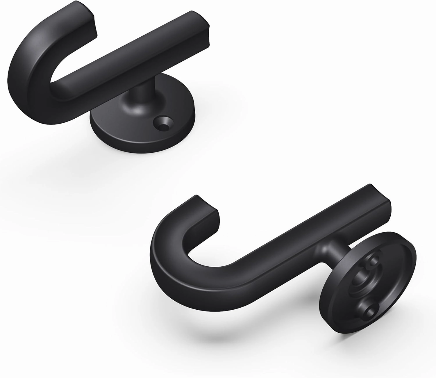 Hickory Hardware H077888MB-5B Woodward Collection Hook 1-1/8 Inch Center to Center Matte Black Finish (5-Pack)