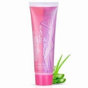 HN Aloever@ Face AND Body Cleansing Scrub Gel, [100ml] |.|