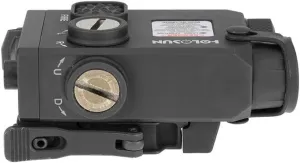 HOLOSUN LS321G Dual Green Laser with IR Pointer & IR Illuminator | Waterproof Durable Aluminum Gun Laser with Quick Release Picatinny Rail Mount, CR123A Battery