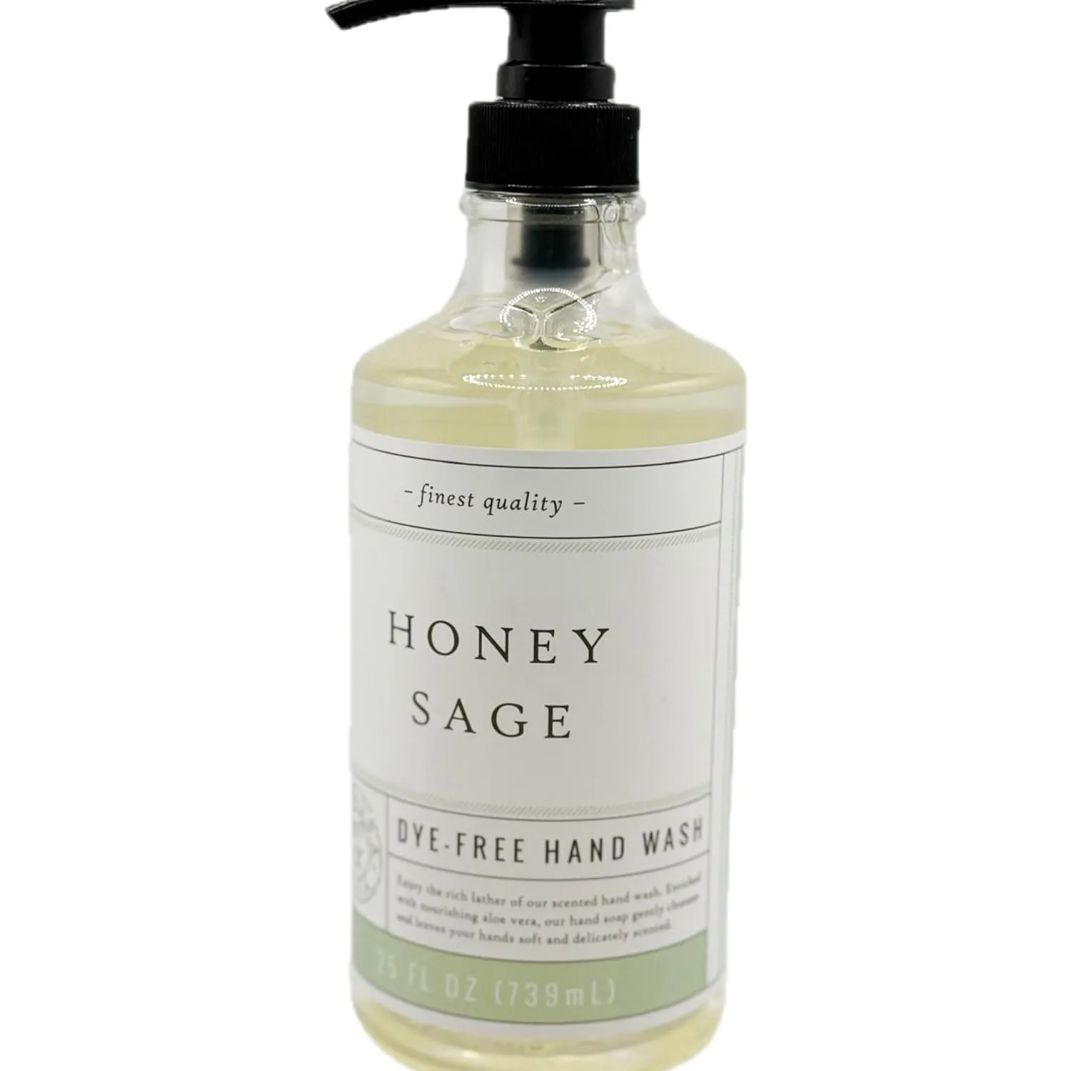 Honey Sage Dye-Free Hand Wash, 25 fl oz, Scented Hand Soap with Aloe Vera