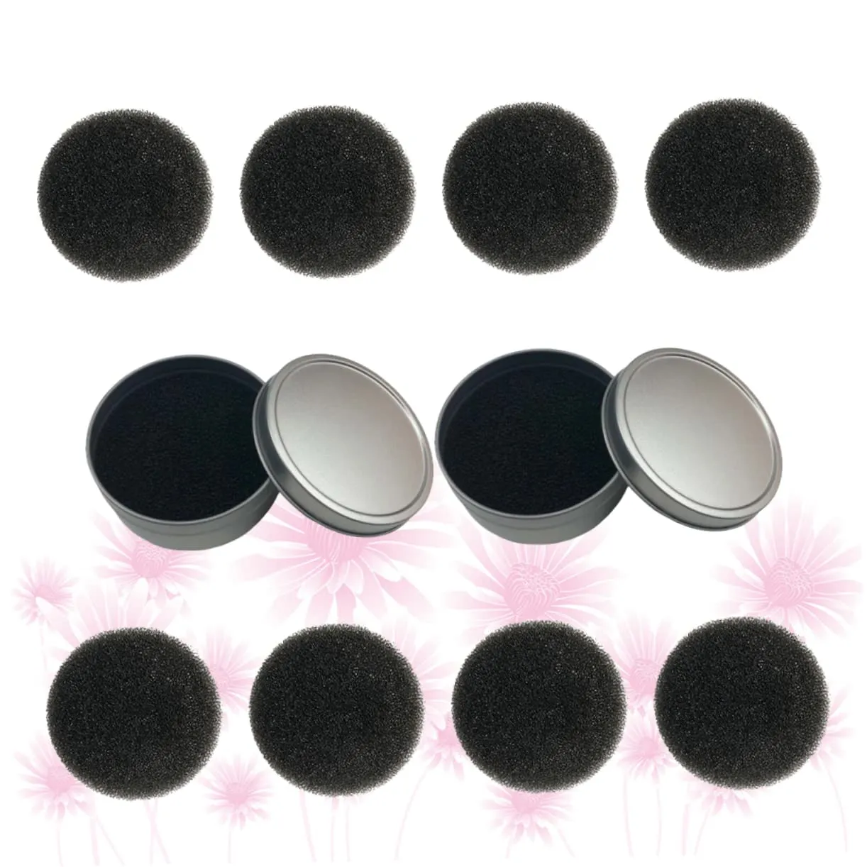 Housoutil 3 Sets 15pcs Makeup Brush Cleaner Set Electric Makeup Brush Sponge Cleaner Tool Machine Washable Quick Dry Travel-friendly