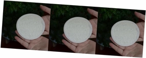 Housoutil 3pcs Makeup Remover Pads Gentle Exfoliating Loofah Sponges for Deep Cleansing Suitable for All Skin Types and Reusable Facial Wipes Jar