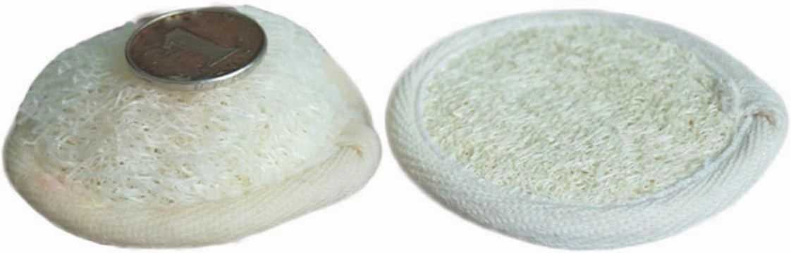 Housoutil 3pcs Makeup Remover Pads Gentle Exfoliating Loofah Sponges for Deep Cleansing Suitable for All Skin Types and Reusable Facial Wipes Jar