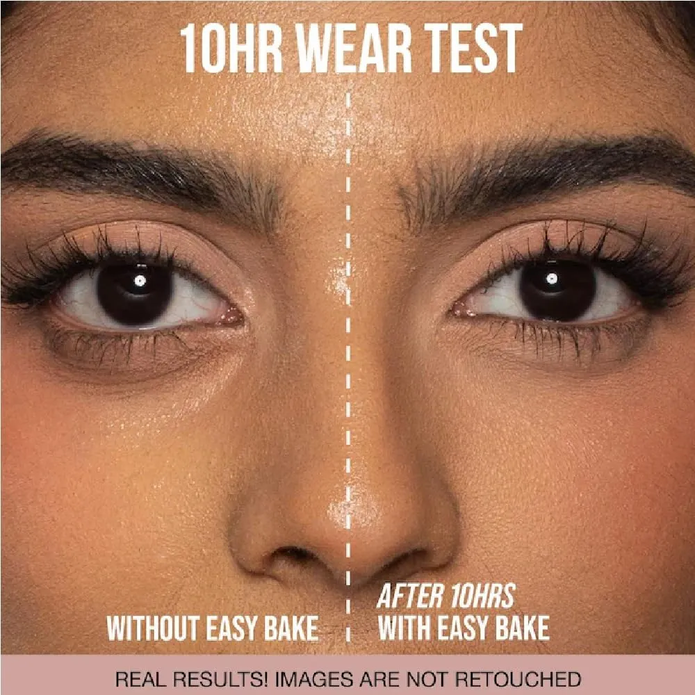 H.U.D.A BEAUTY E- Bake Loose Baking & Setting Powder 0.71 oz / 20 g (Sugar Cookie, Standard)   Bonus Acne Patch (36 Pieces)