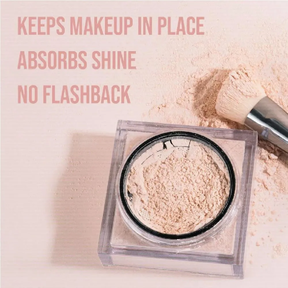 H.U.D.A BEAUTY E- Bake Loose Baking & Setting Powder 0.71 oz / 20 g (Sugar Cookie, Standard)   Bonus Acne Patch (36 Pieces)