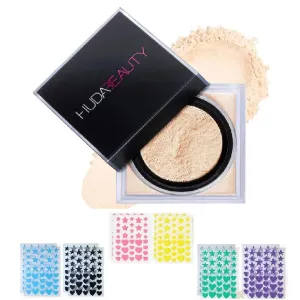H.U.D.A BEAUTY E-Bake Loose Baking & Setting Powder (Pound Cake) 0.71 oz / 20 g   Bonus Acne Patch (36 Pieces)