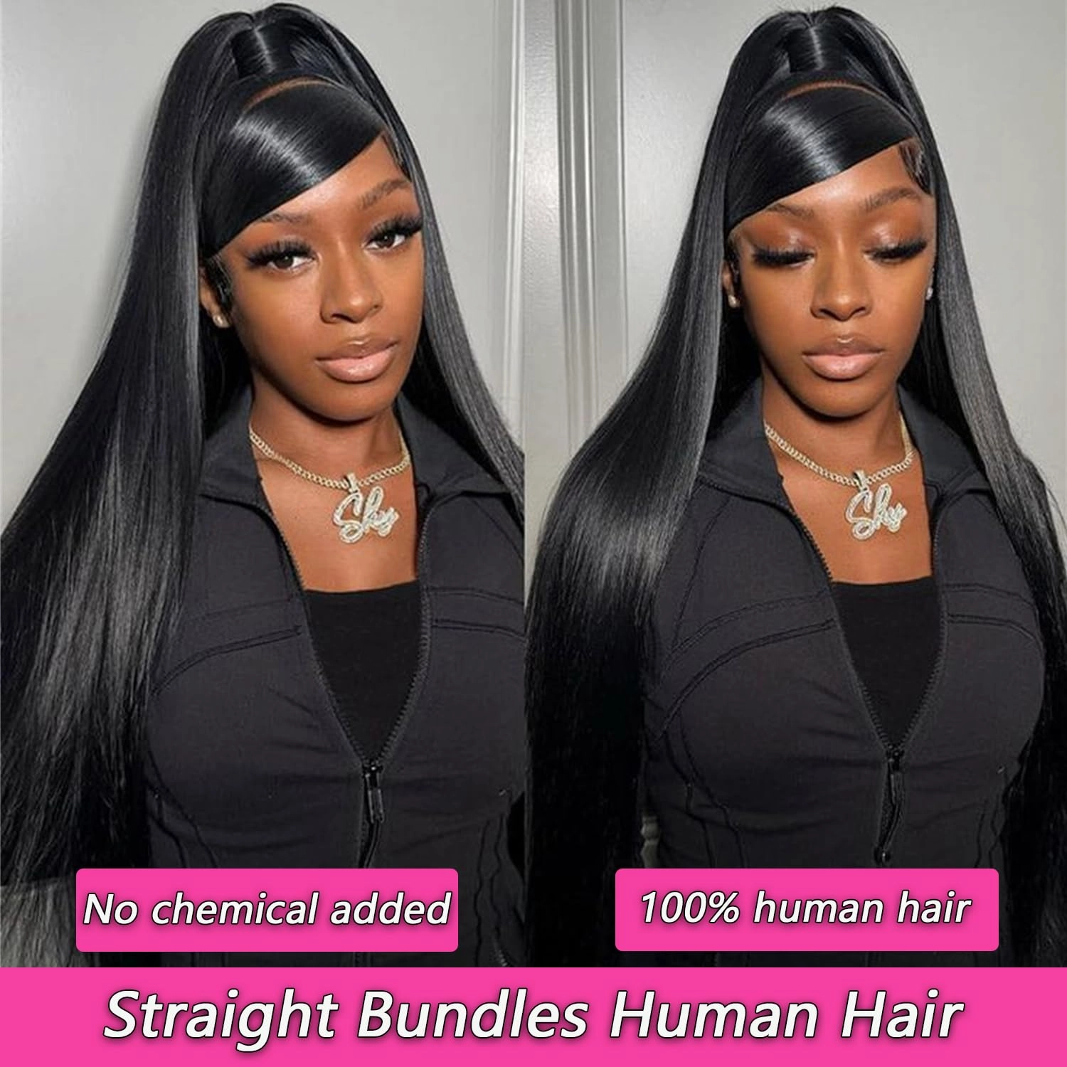 Human Hair Bundles 28 30 32 Inch Straight Bundles Human Hair 100% Brazilian Hair Extensions Quick Weave Raw Natural Black