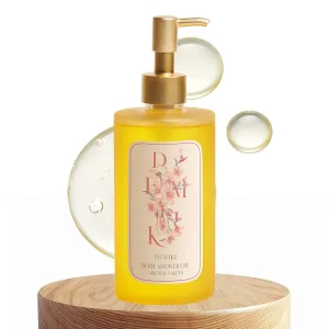 Hydrating Shower Oil for Dry Skin, Sakura Scent, Winter Care, Soothes & Softens and Locks in Moisture, Moisturizing & Hydrating Body Oil for Women’s Sensitive Skin