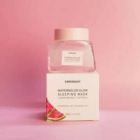Hydrating and Brightening Watermelon Sleeping Face Mask, Pore Minimizing, Moisturizing (1Pcs)