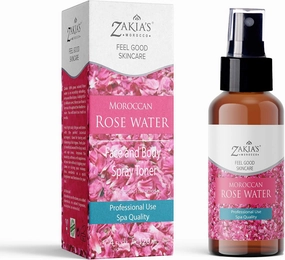 HYDROSOL Water Collection (Rose Water, 4 oz) - Moroccan Rose Water for Face & Hair - 4 oz