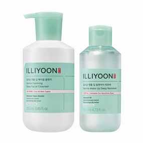 Illiyoon Gentle Deep Facial Cleanser with Lip and Eye Makeup Remover