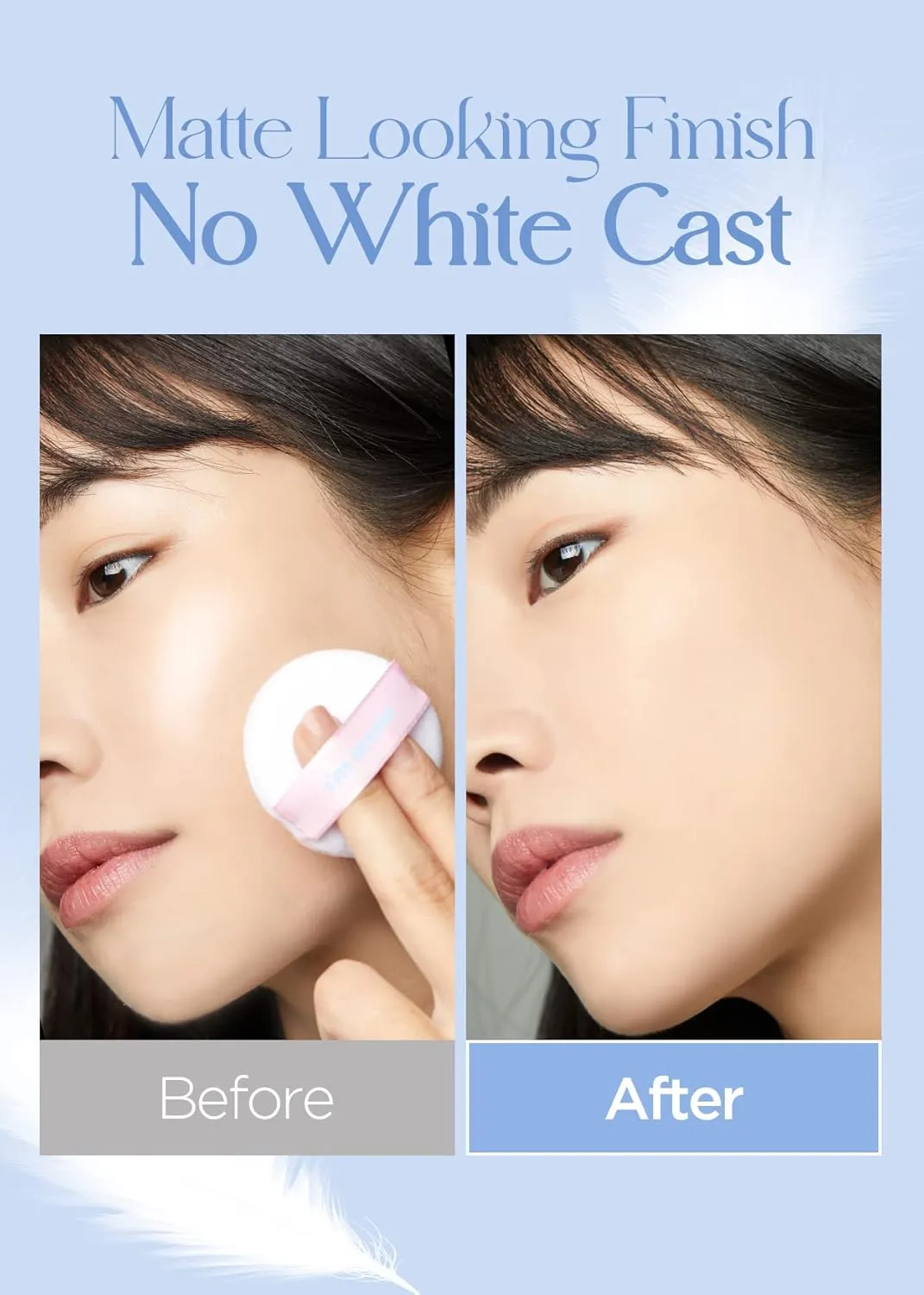 I'M MEME Setting Powder - Skin Pillow | Matte Finish, Skin-Smoothing Effects | Oil-controlling Setting Powder | K-beauty