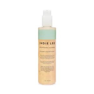 Indie Lee Brightening Facial Cleanser - Daily Hydrating Cleanser, Makeup Remover & Exfoliating Face Mask to Brighten, Firm & Protect Dry Skin - Clean, Gentle Face Wash (10oz)