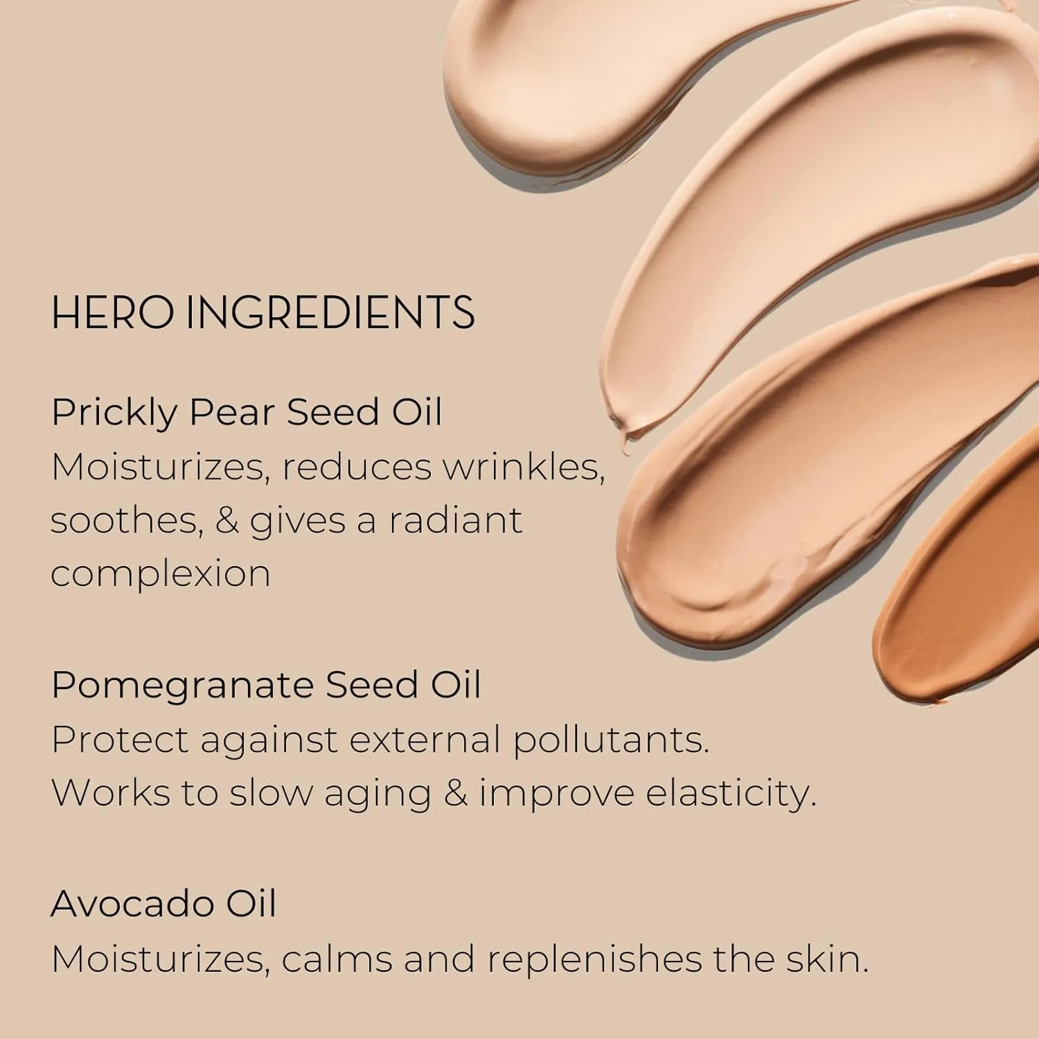 INIKA Organic BB Cream Foundation - Vegan Makeup with Hydrating Prickly Pear, Jojoba, and Pomegranate Seed Oil- Lightweight, Radiant BB Glow for Balanced Skin Tone, NUDE 1 fl oz