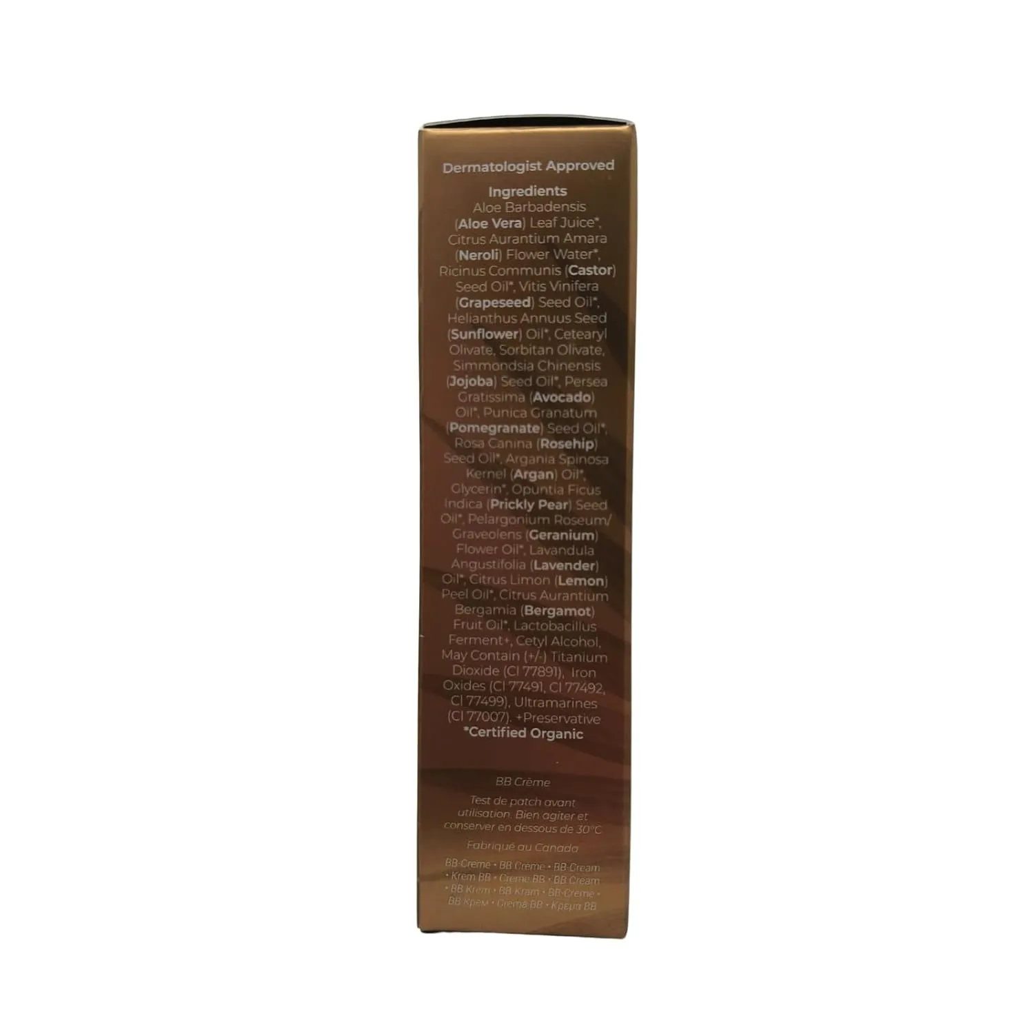INIKA Organic BB Cream Foundation - Vegan Makeup with Hydrating Prickly Pear, Jojoba, and Pomegranate Seed Oil- Lightweight, Radiant BB Glow for Balanced Skin Tone, NUDE 1 fl oz