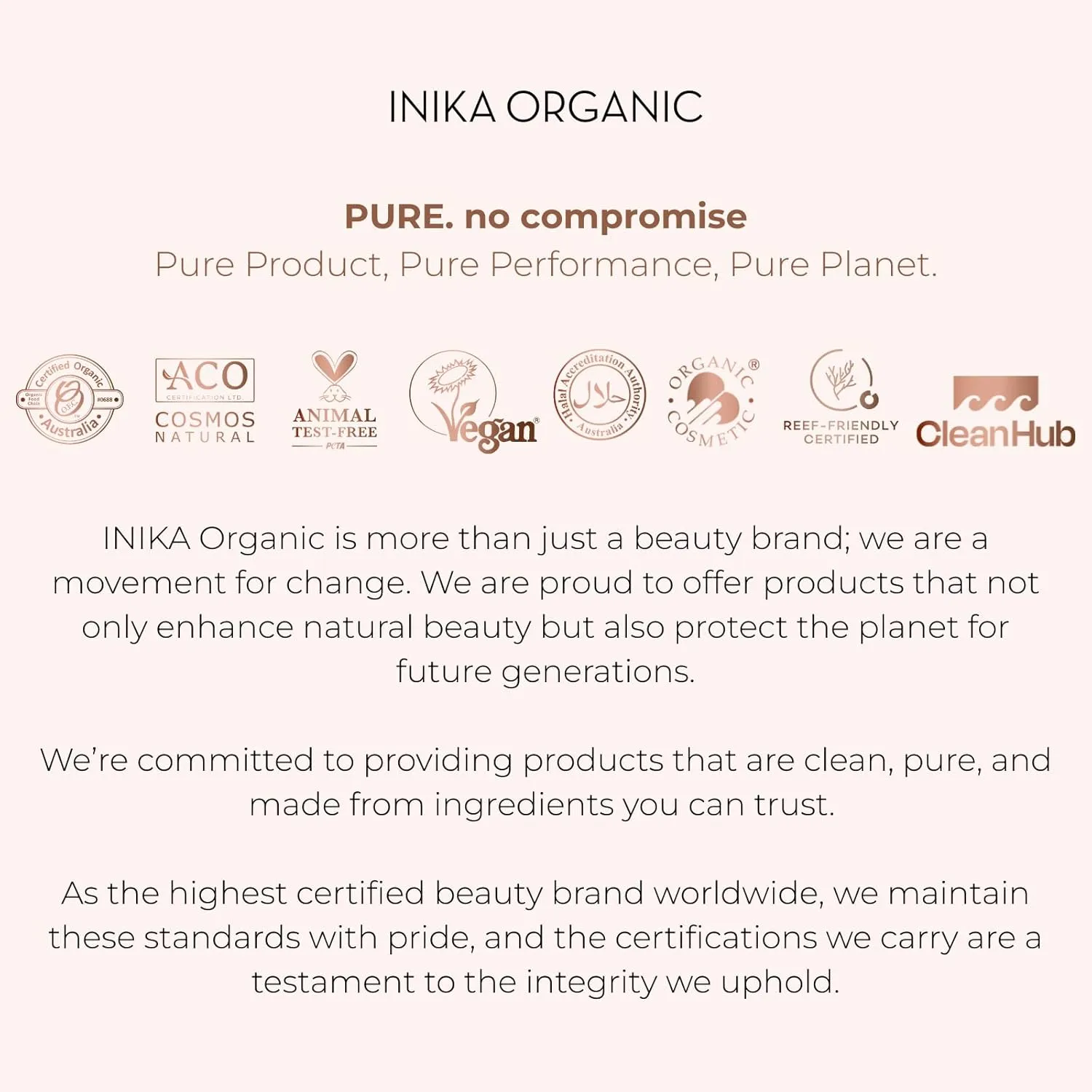 INIKA Organic BB Cream Foundation - Vegan Makeup with Hydrating Prickly Pear, Jojoba, and Pomegranate Seed Oil- Lightweight, Radiant BB Glow for Balanced Skin Tone, NUDE 1 fl oz