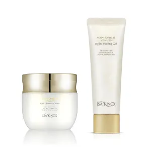 Isa Knox Turnover 28 Advanced (Cleansing Cream, 6.8fl oz) & Turnover 28 Advanced (Peeling Gel, 4.1fl oz)