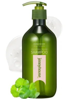 JENNYHOUSE Self-Up Real Volume Shampoo - Volumizing & Clarifying Shampoo for Thin Hair - Sulfate and Silicone Free - Deep Clean Scalp & Hair Thickening - Sandalwood & Rose Scent, 16.9 fl.oz.
