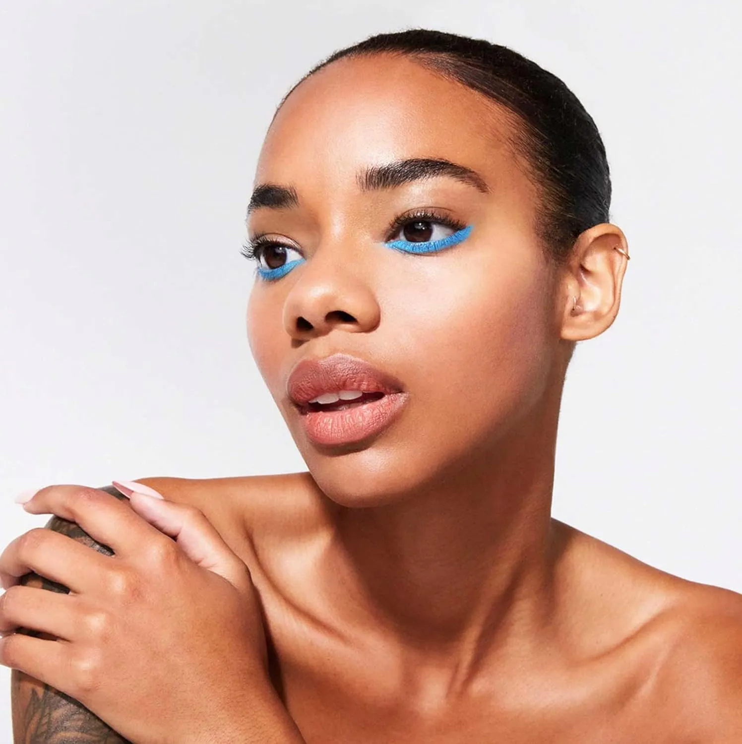 Jillian Dempsey Khôl Eyeliner | Waterproof Eyeliner Pencil with Built-in Smudger | Long-Lasting Intense Color | Vegan | Chimpy Blue