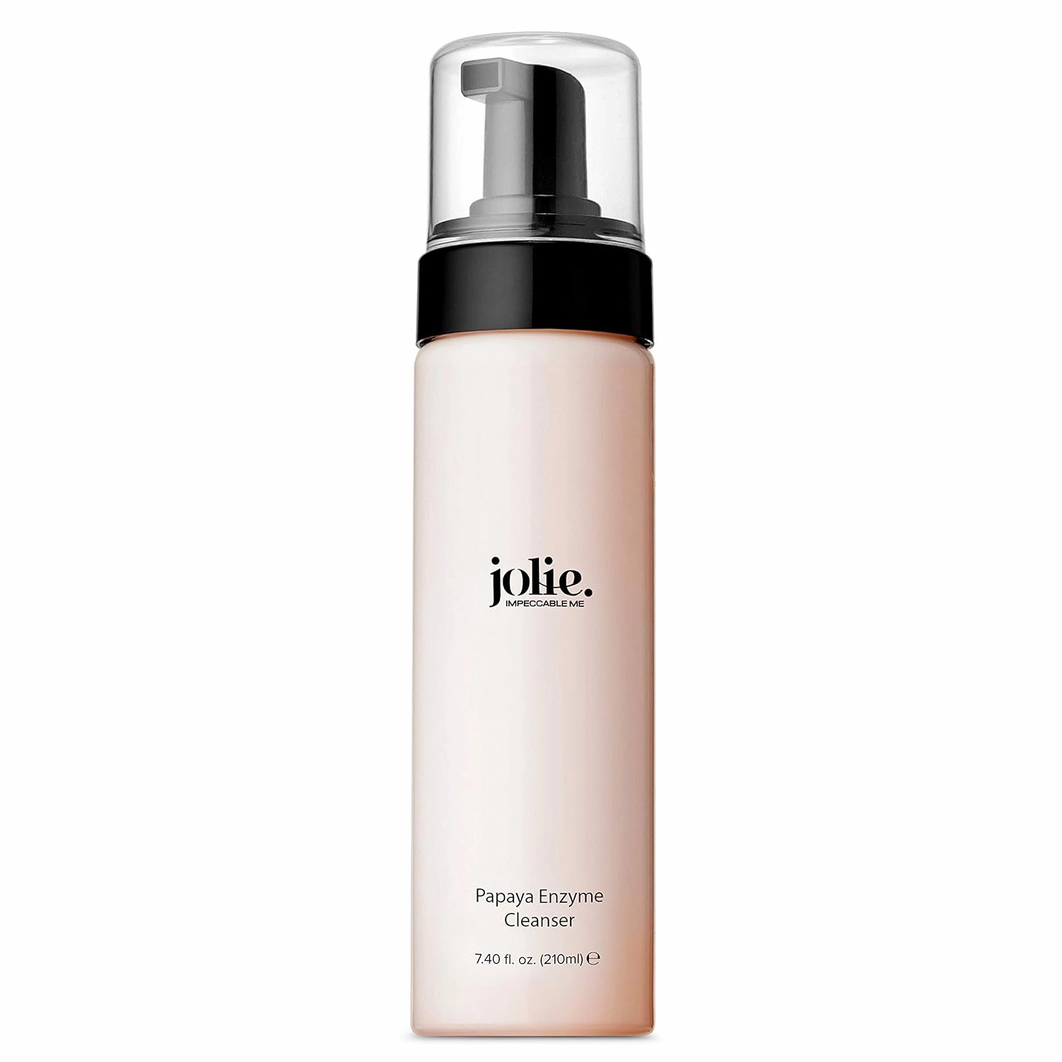 Jolie Papaya Enzyme Cleanser - Exfoliating Gentle Foaming Face Wash, Made with Natural Fruit Extract leaves - Papain, Cucumber & Sage - 7 oz.