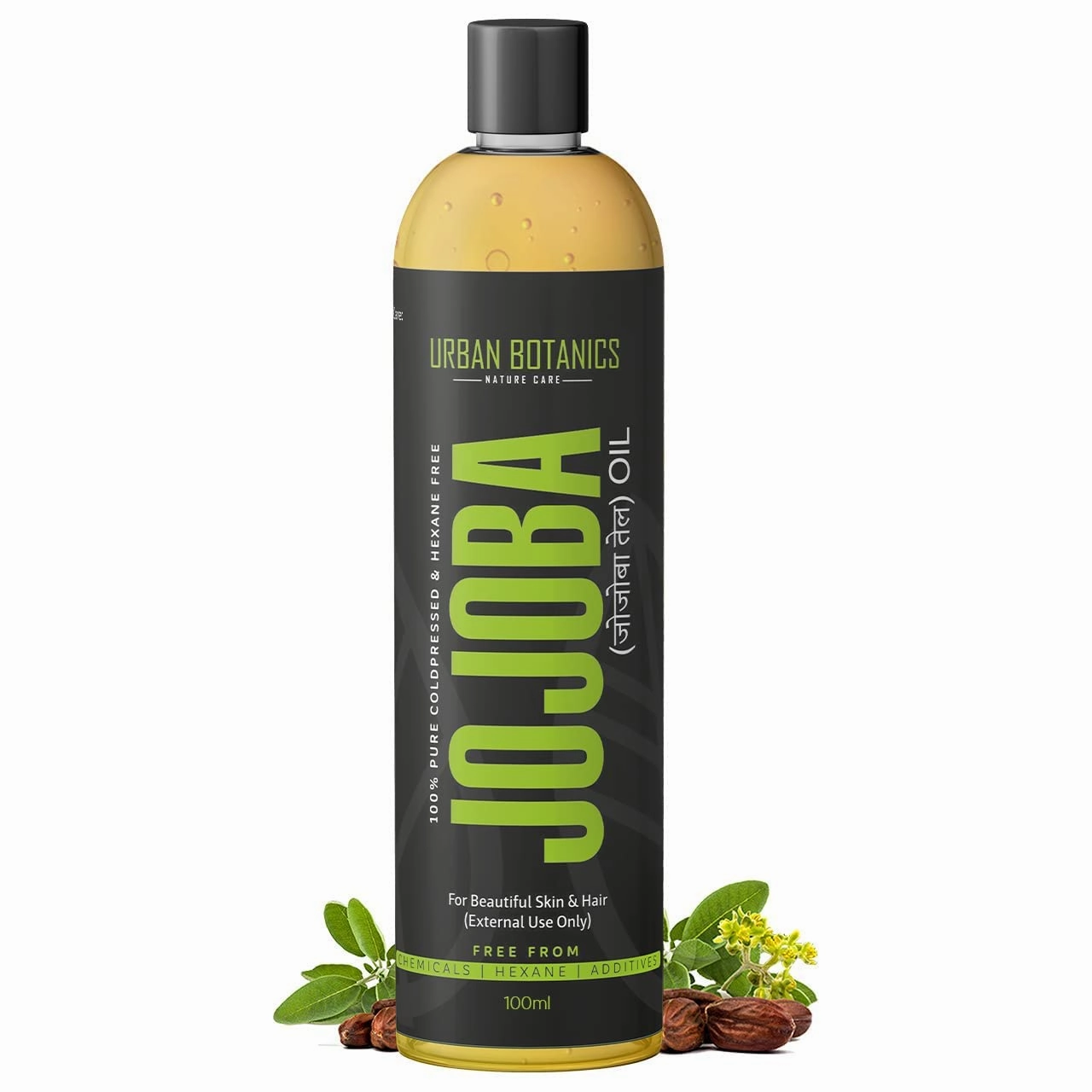 joy&shine. Cold Pressed Jojoba Oil for Skin & Hair - Virgin & Unrefined - 100ml