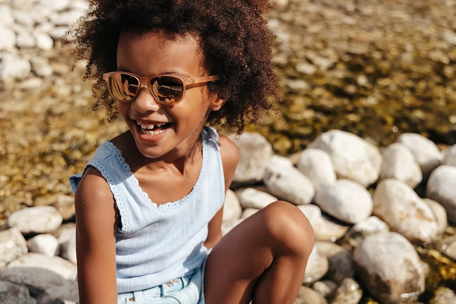 Julbo Turn 2 Kids Sunglasses, Durable 100% UV Protection, Ages 2-10