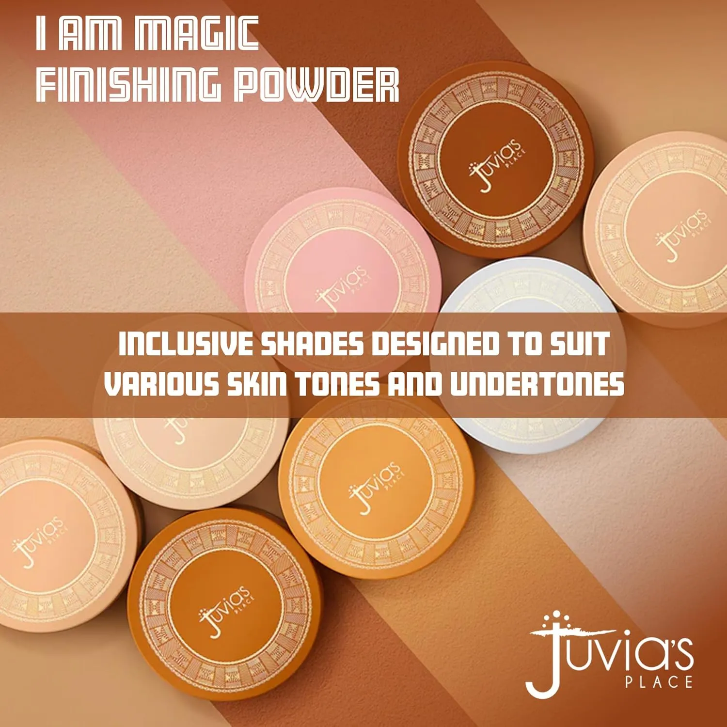 Juvia's Place I Am Magic Silky Finishing Powder - Short Bread – Lightweight Loose Face Powder for Women, Makeup for Under Eye & Face - Talc & Paraben Free - Flawless Matte Finish for Everyday Use