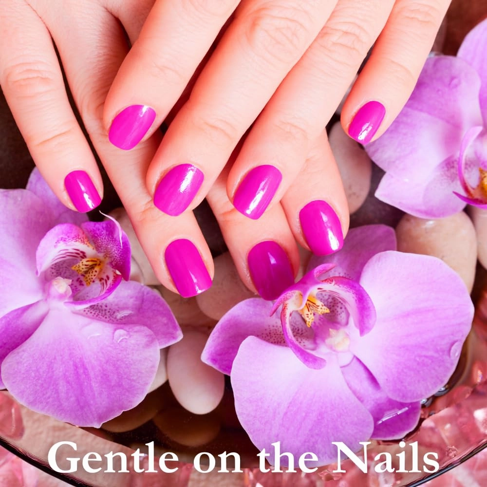 Karma Organic Nail Polish Remover with Soybean Oil and Lavender Oil- Non Toxic, Vegan, Cruelty Free, Acetone Free – Nails Strengthener for Fingernails – 4 fl. Oz