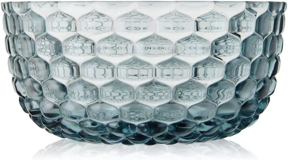 Kartell 1499/E4 Jellies Family Bowl by Patricia Urquiola, Pack of 4, Transparent Light Blue