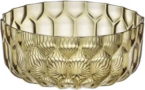 Kartell Jellies Family Bowl by Patricia Urquiola, Pack of 1, Transparent Green
