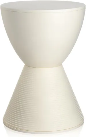 Kartell Prince AHA Plastic Stool by Philippe Starck, Pack of 1, Matte White