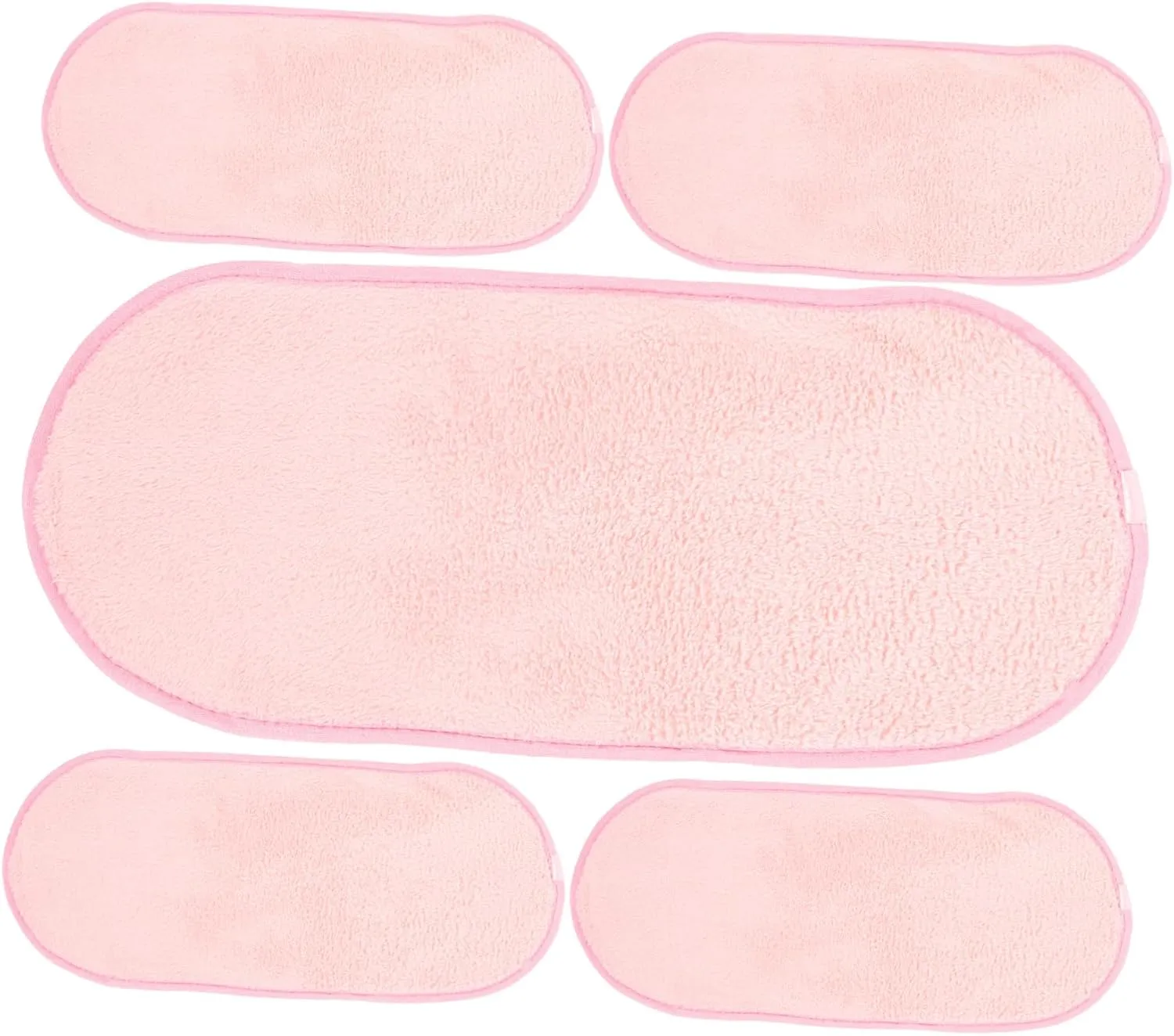 KESYOO 10pcs Portable Face Cleaning Towels Washable Makeup Removal Cloths Soft Fleece Face Towels for Daily Use Travel and Outdoor Activities