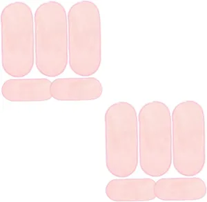 KESYOO 10pcs Portable Face Cleaning Towels Washable Makeup Removal Cloths Soft Fleece Face Towels for Daily Use Travel and Outdoor Activities