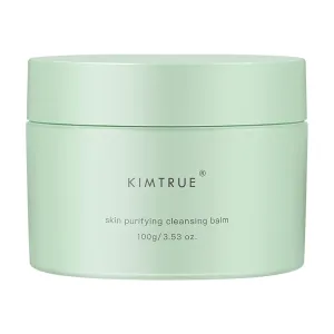 Kimtrue Makeup Cleansing Balm, Skin Purifying Makeup Remover Balm for Oily Skin, Gentle Facial Cleanser, Hydrate & Moisturize, 100g/3.53oz