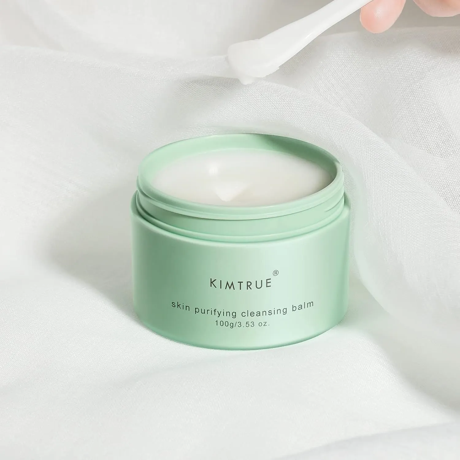 Kimtrue Makeup Cleansing Balm, Skin Purifying Makeup Remover Balm for Oily Skin, Gentle Facial Cleanser, Hydrate & Moisturize, 100g/3.53oz