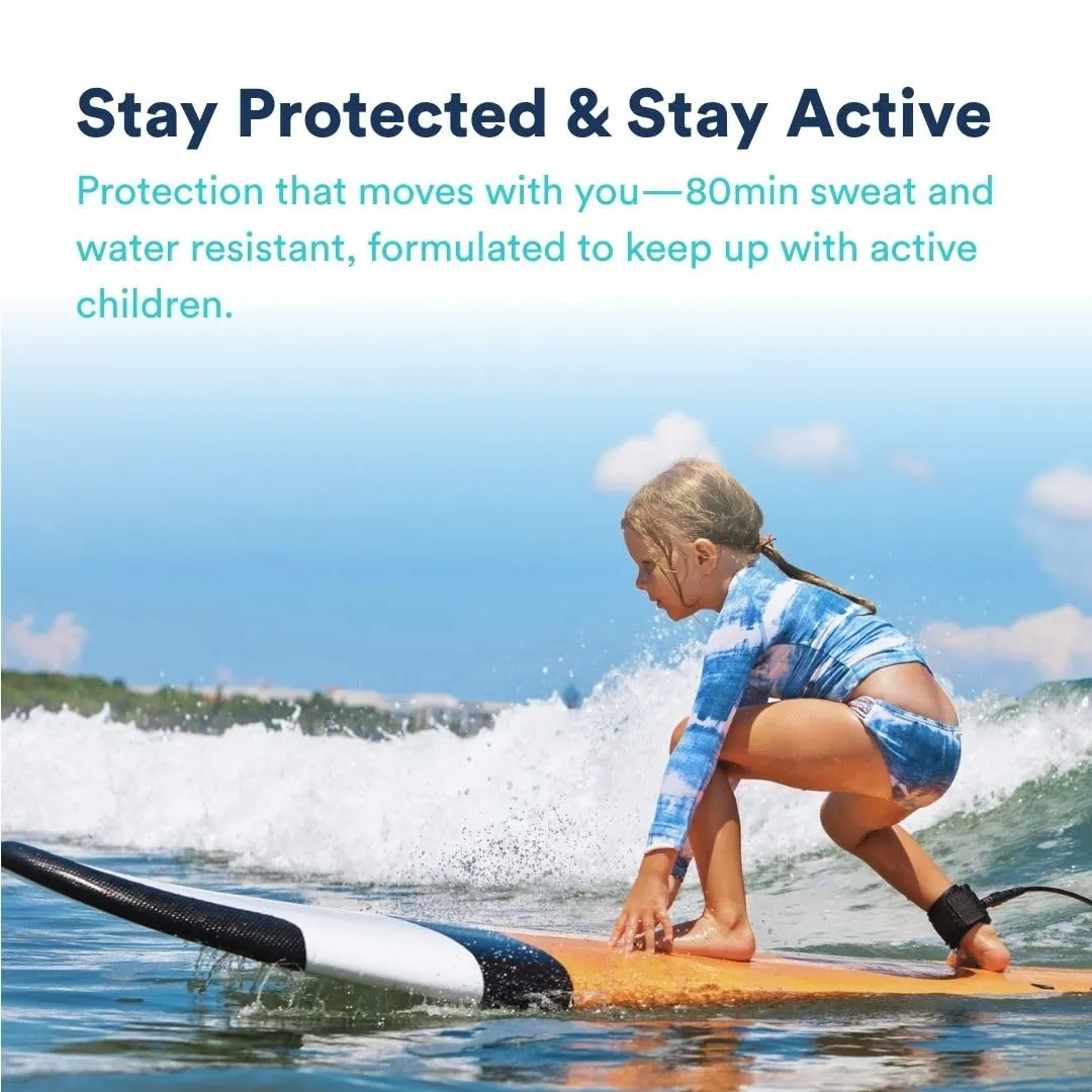 KINeSYS SPF 30 KIDS Fragrance Free Clear Spray Sunscreen for sensitive skin, Hypoallergenic, Broad Spectrum UVA/UVB protection for Face & Body; PABA and Oxybenzone FREE, 700  Sprays, 4 Fl Oz/120 ml
