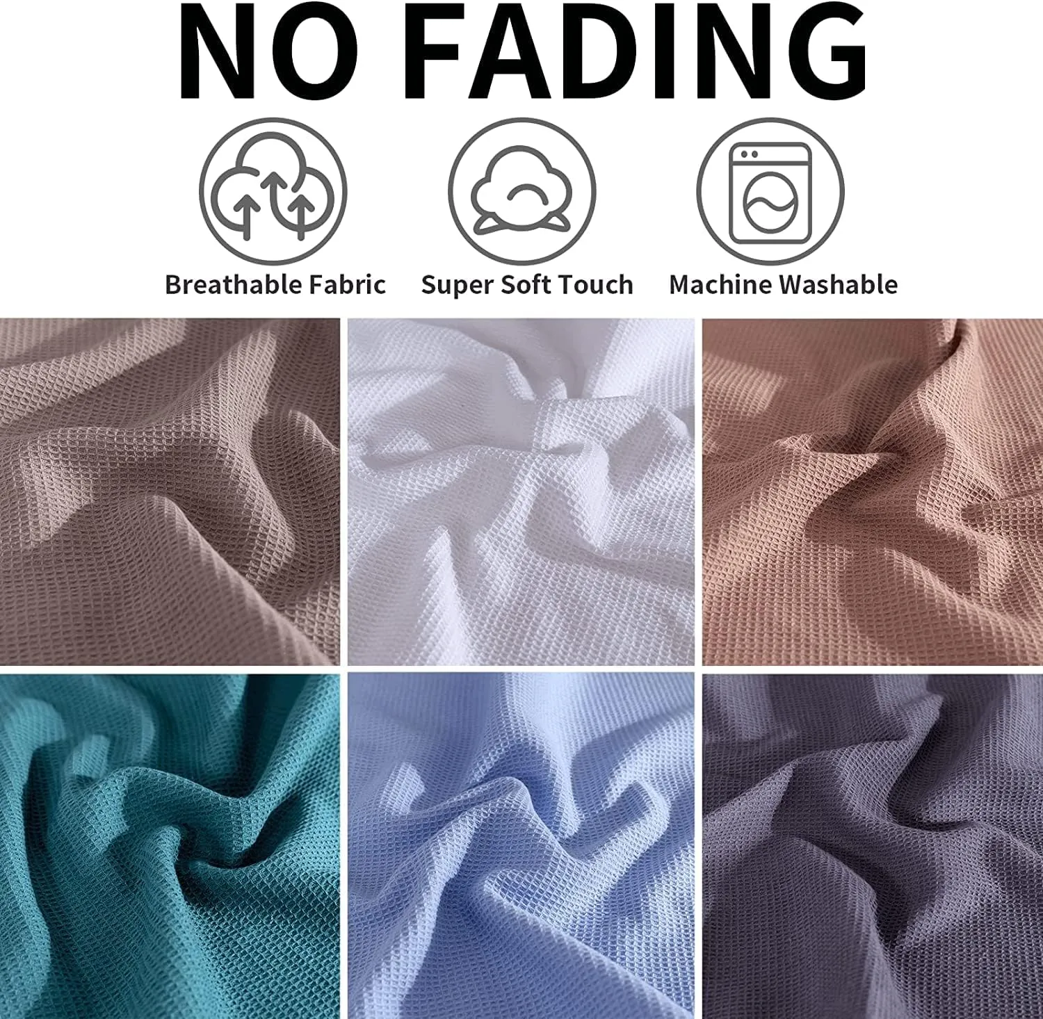 Kitchen Towels 100% Cotton Absorbent Dish Towels Set, Waffle Weave Hand Towels, Ultra Soft Dish Drying Towels, Quick Drying Dish Towel - 17 x 25 Inches, 12 Pack, 17x25IN