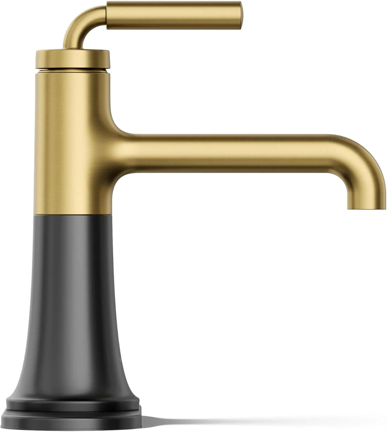Kohler 27415-4N-BMB Tone Bathroom Sink Faucet, 0.5 gpm, Matte Black/Moderne Bronze