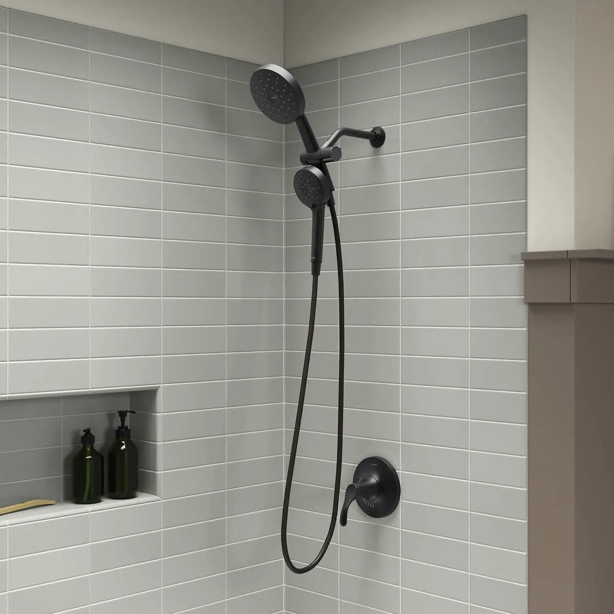 Kohler Prone 3-in-1 Multifunction Shower Head with PowerSweep (Matte Black)