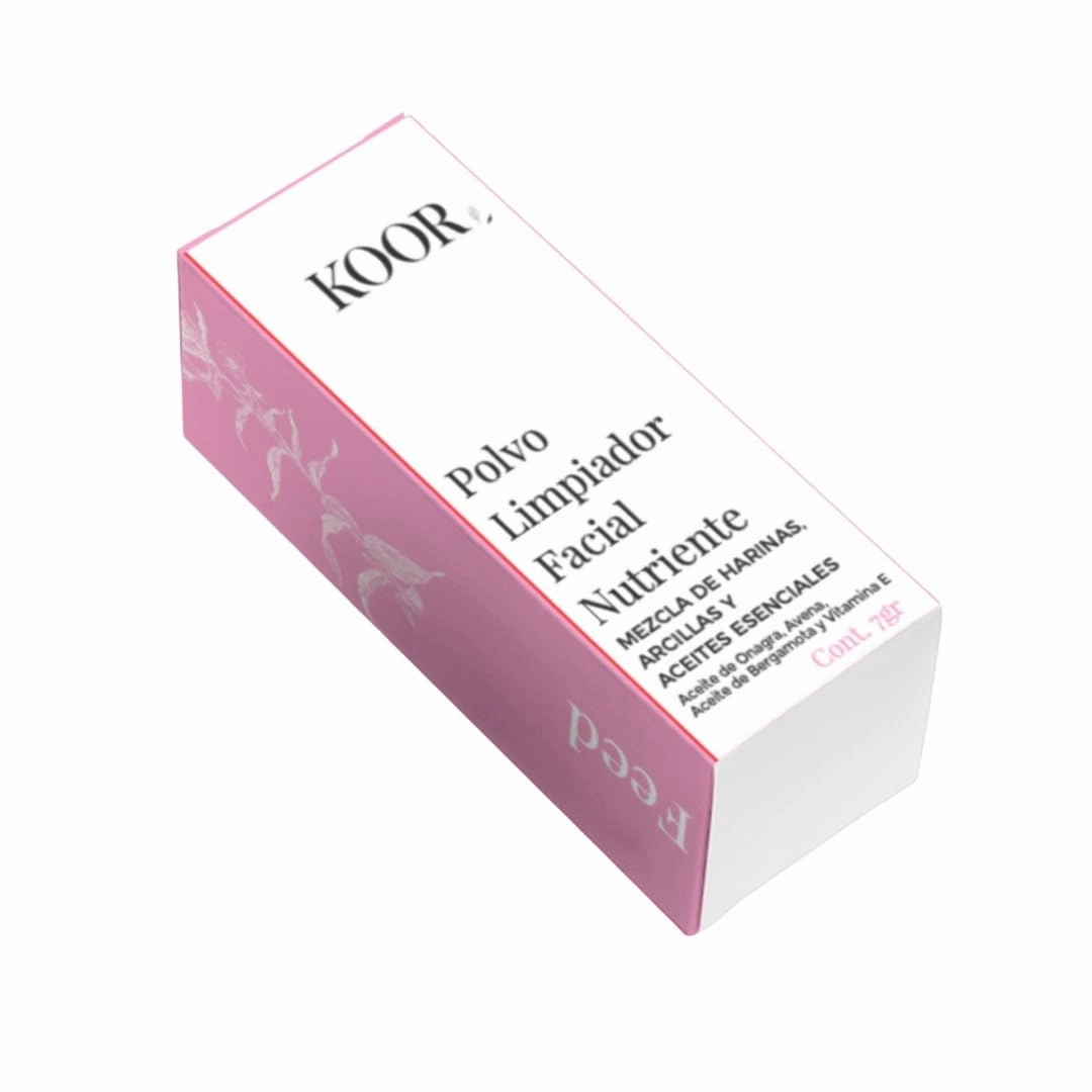 KOOR FEED - Powder Cleanser with Primrose & Bergamot Oils | Gentle Daily Cleanser for Smooth, Refreshed Skin | 7g